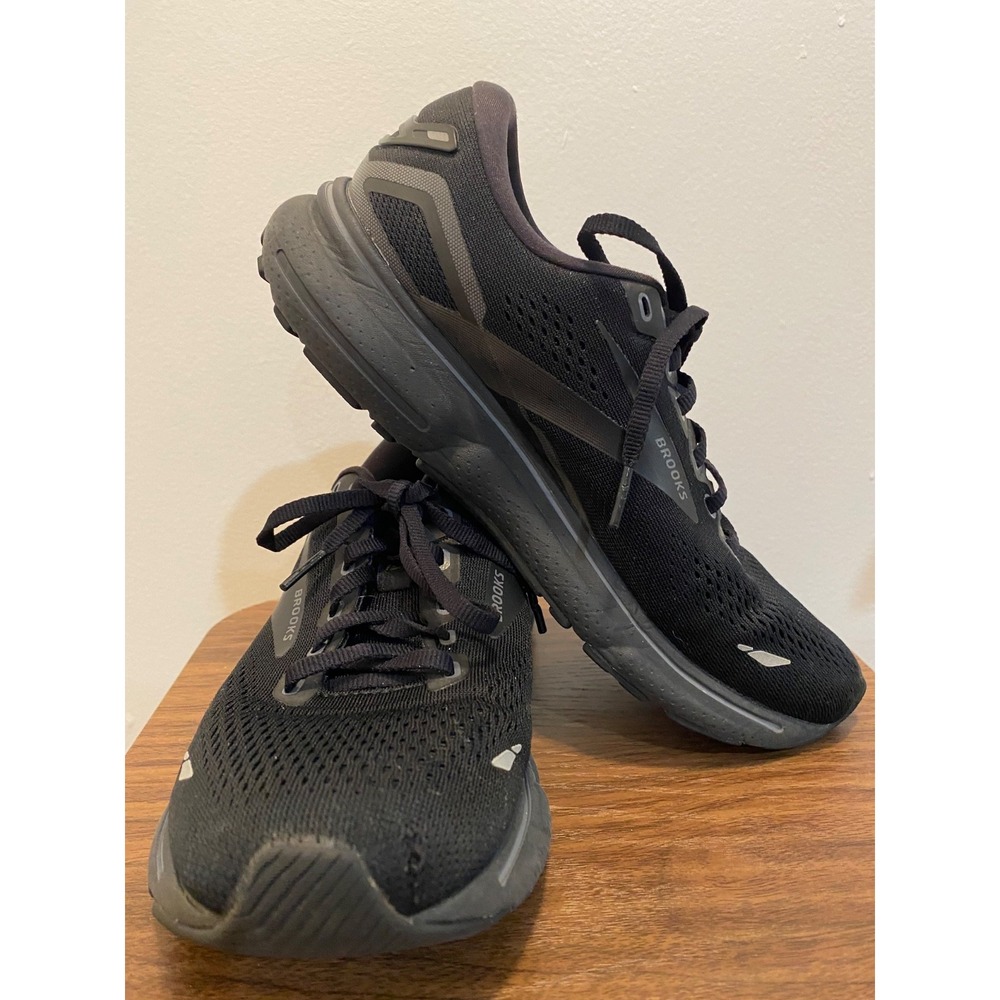 Brooks Womens Ghost 15 1203801B020 Black Running Shoes Sneakers 8.5 B comfort